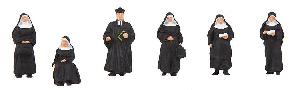 241-155360 - Nonnen und Pfarrer