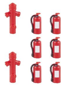 241-180950 - 6 Feuerlöscher, 2 Hydranten