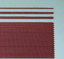 40-41205 - 2 Ziegelmauern rot H0
