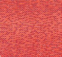 40-50104 - 5x Ziegelmauer rot