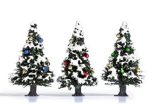 70-6464 - 3 Weihnachtsbäume 4cm