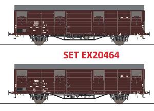 235-EX20464 - Set Ged. Güterwagen DR (Epoche IV)