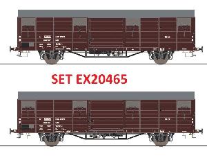 235-EX20465 - Set Ged. Güterwagen DR (Epoche IV)