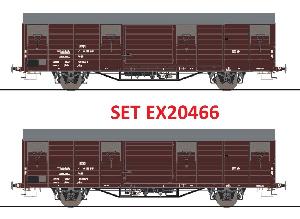 235-EX20466 - Set Ged. Güterwagen DR (Epoche IV)