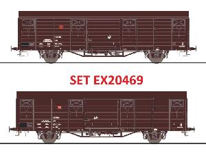 235-EX20469 - Set Ged. Güterwagen DBAG (Epoche VI)
