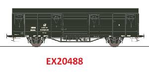 235-EX20488 - Ged. Güterwagen DR Post (Epoche IV)