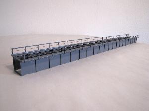 390-T72 - Blechträgerbrücke 72cm eingl.