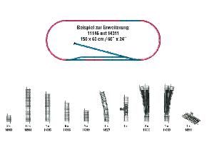 540-T14311 - Gleis-Ergänzungspackung H1