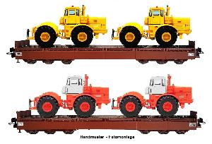630-22401 - Set 6-achsige Niederbordwagen DR bel. (Epoche IV)