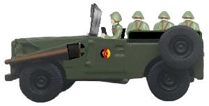 630-88231 - IFA P3 Kübelwagen offen NVA