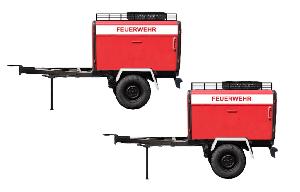 630-88333 - 2 Anhänger HL 10 Feuerwehr