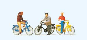 663-10515 - Radfahrer am Bahnübergang