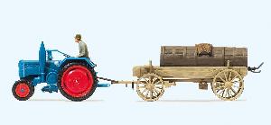 663-17939 - Lanz mit Jauchwagen