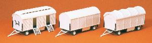 663-20008 - 3 Pack- und Toilettenwagen