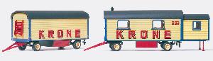 663-21051 - 2 Wagen Zirkus Krone