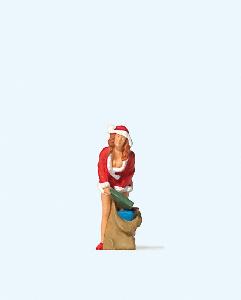 663-29028 - Christmas Girl mit Sack