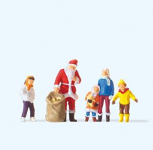 663-29098 - Weihnachtsmann mit Kindern