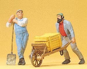 663-45020 - Arbeiter, Schubkarre