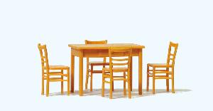 663-65809 - Tisch, 4 Stühle