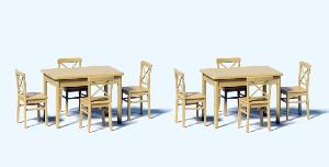 663-68281 - 2 Tische, 8 Stühle