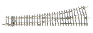 680-55170 - Weiche links 15° Beton