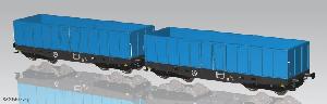 680-58260 - Set 4-achsige Off. Güterw. PKP Cargo (Epoche VI)