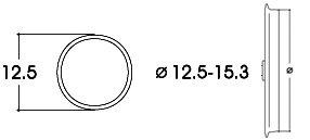 711-40075 - 10 Haftreifen 12,5-15,3mm AC