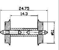 711-40192 - 2 Radsätze 11mm