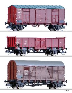 890-01001 - Set Güterwagen FS, ÖBB, DB (Epoche III)