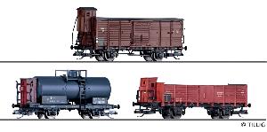 890-01031 - Set Güterwagen UWHJ, PKP, CSD (Epoche II)