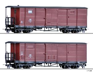890-05940 - H0e Set 4-Ged. Güterwagen DR (Epoche III)