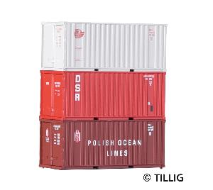 890-07707 - 3 20´-Container
