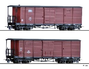 890-15941 - H0m Set 4-Ged. Güterwagen DR (Epoche III)