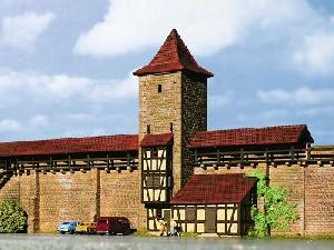 920-37108 - Wehrturm mit Mauer Rothenburg