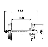 Artikelnummer: 401802 Radsätze 1...