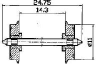 Artikelnummer: 401832 Radsätze 1...