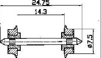 Artikelnummer: 401892 Radsätze 7...