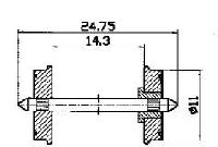 Artikelnummer: 402642 Radsätze 1...